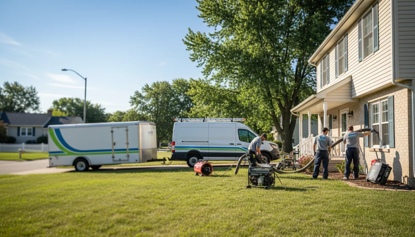 Flooded Basement Restoration And Cleanup With Repair in Grafton, OH near me